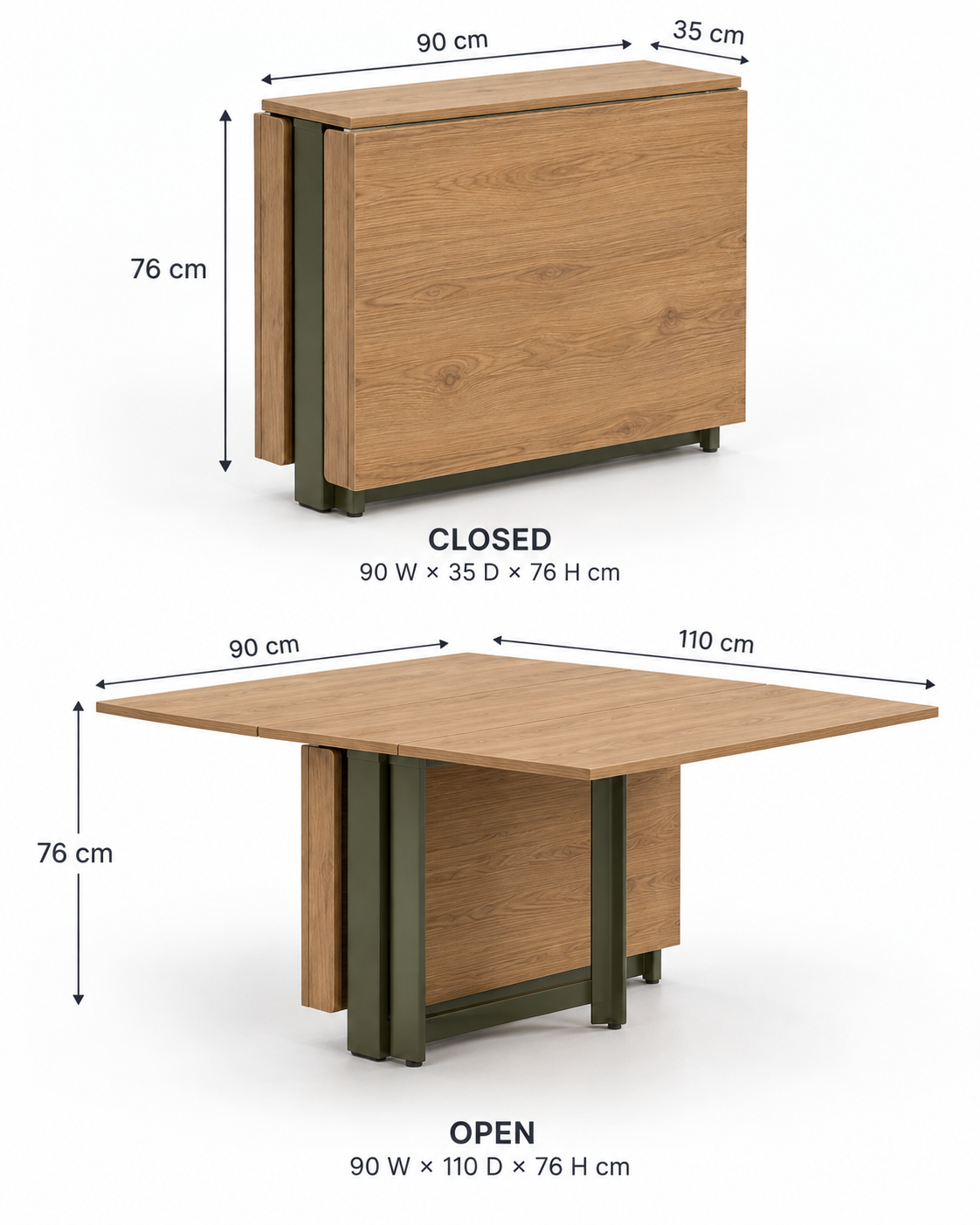 Fold-Away Dining Console