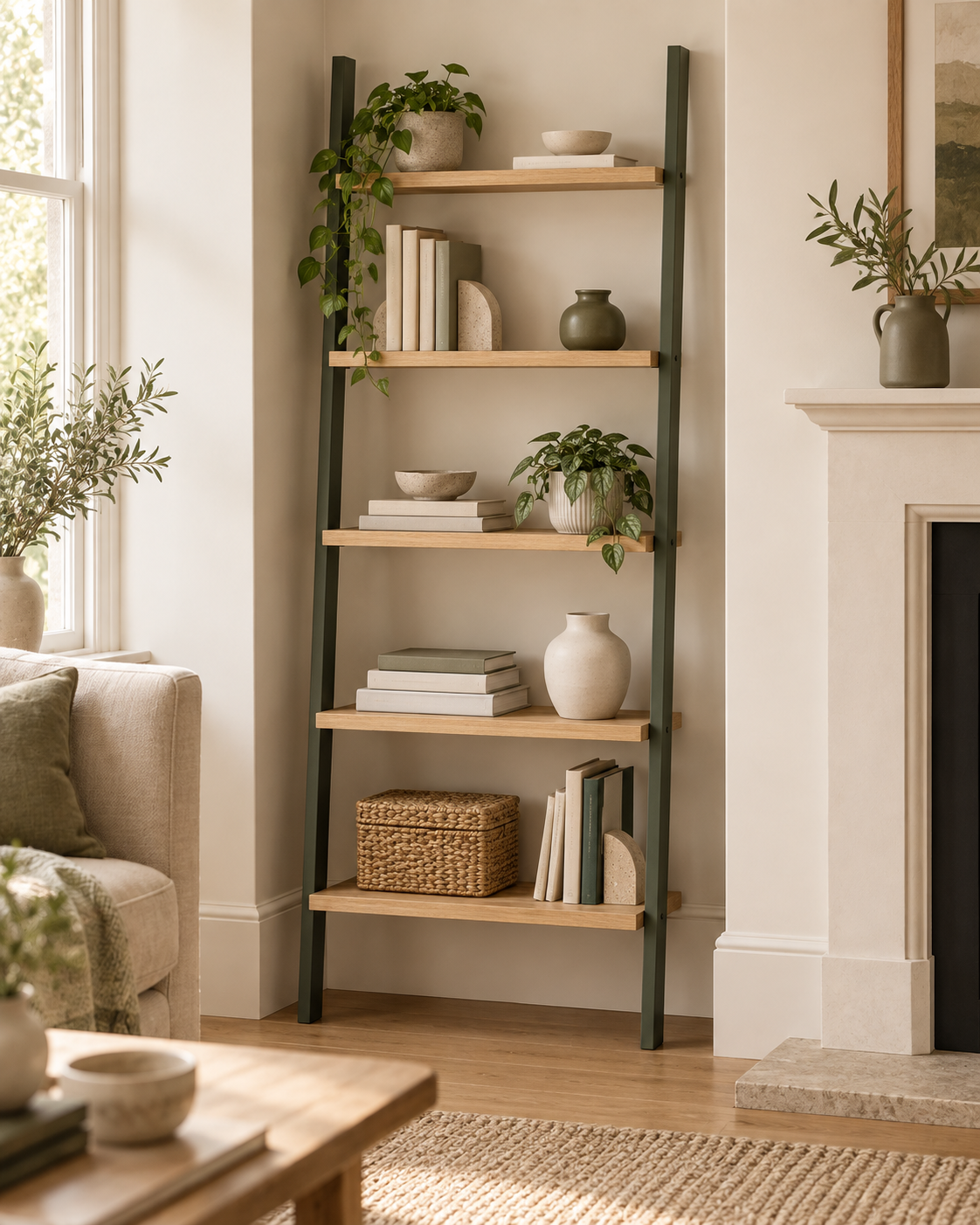 Alcove Ladder Shelf