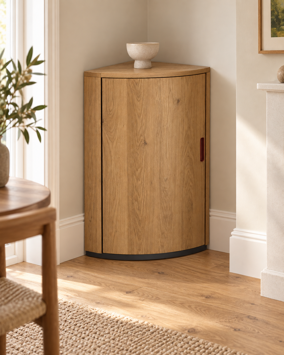 Arc Corner Cabinet