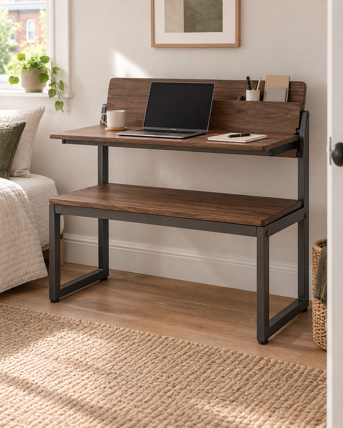Bench-to-Desk Unit