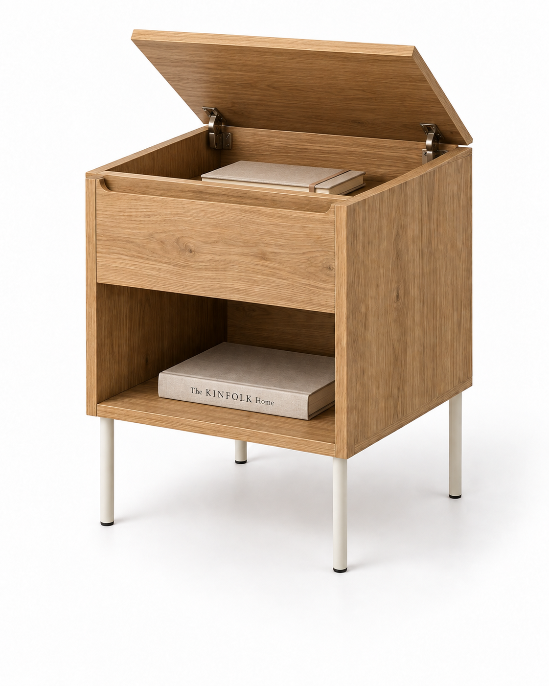 Lift-Top Bedside Cube