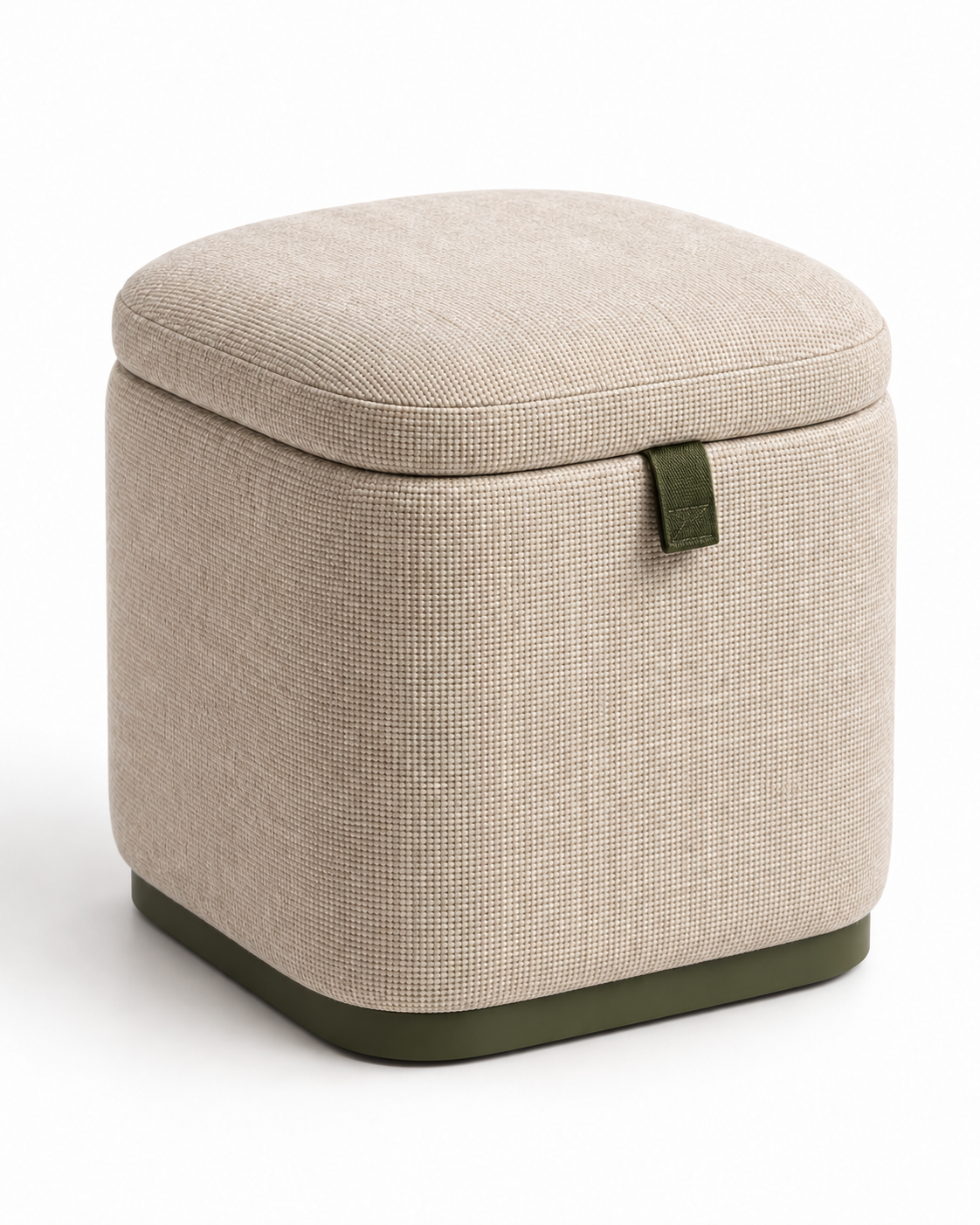 Soft-Lid Storage Stool